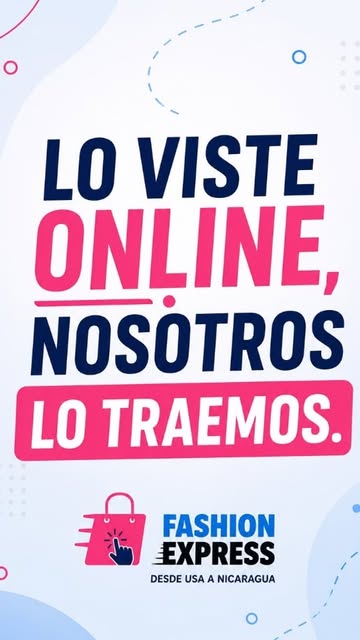 Campaña de Fashion Express: Lo viste online